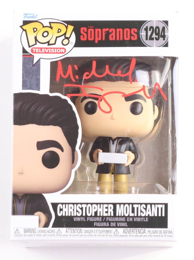 Michael Imperioli Signed Sopranos #1521 Moltisanti Funko Pop! (Beckett)