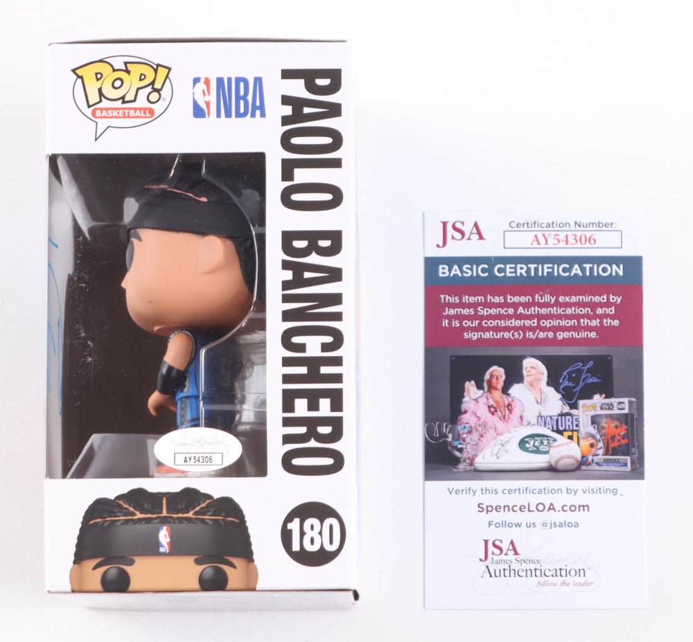 Paolo Banchero Signed "Magic" #180 Funko Pop! Vinyl Figure (JSA) JSA Witnessed