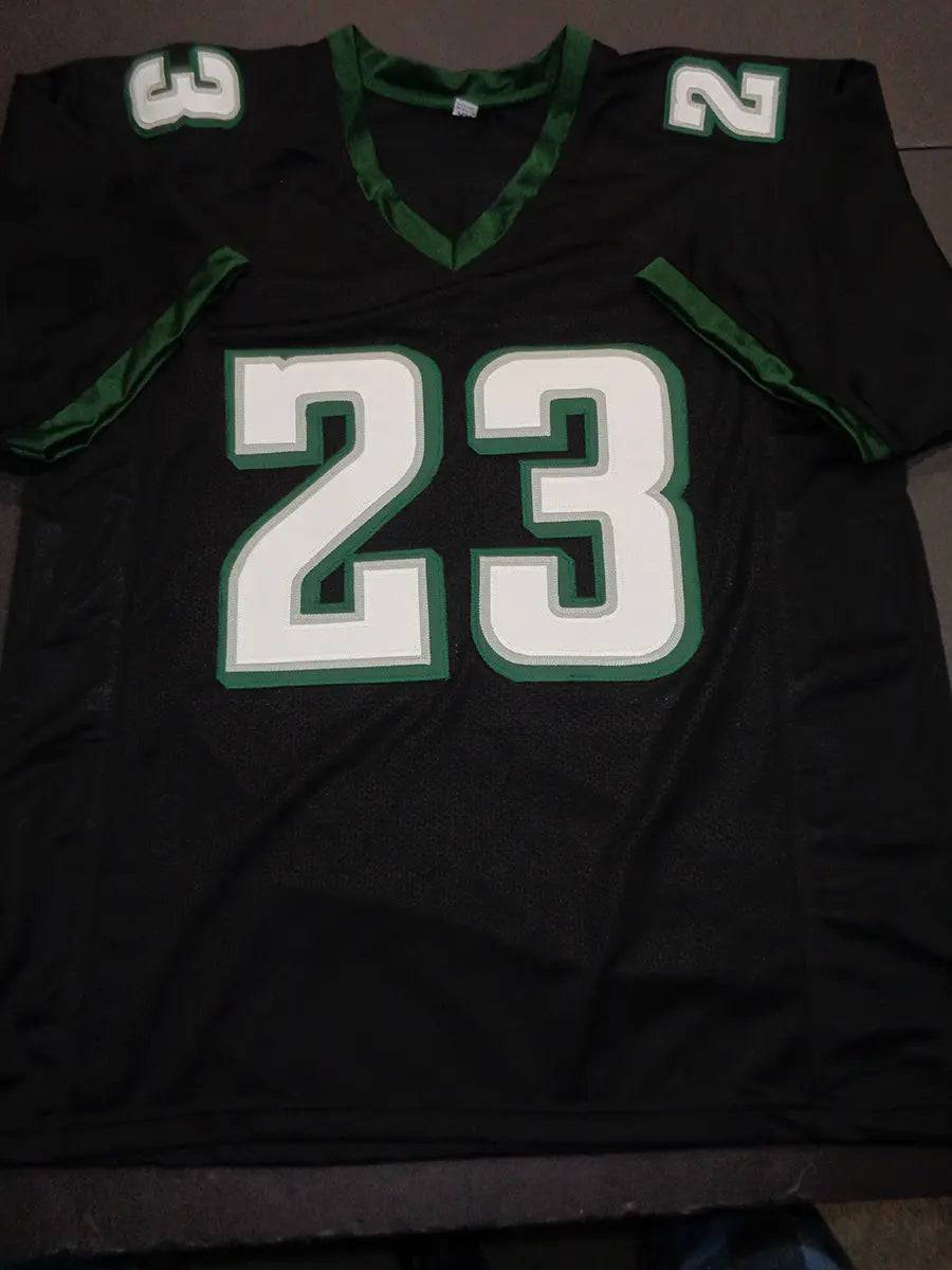 Rashaad Penny Signed Philadelphia Eagles Custom Football Jersey (Beckett)