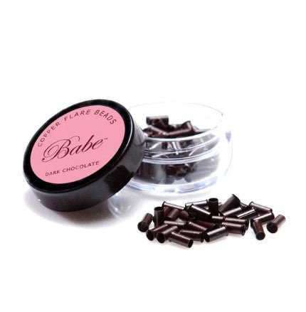 Babe Flare Beads 3.5mm for I-Tip Hair Extensions, 100 Beads per Container