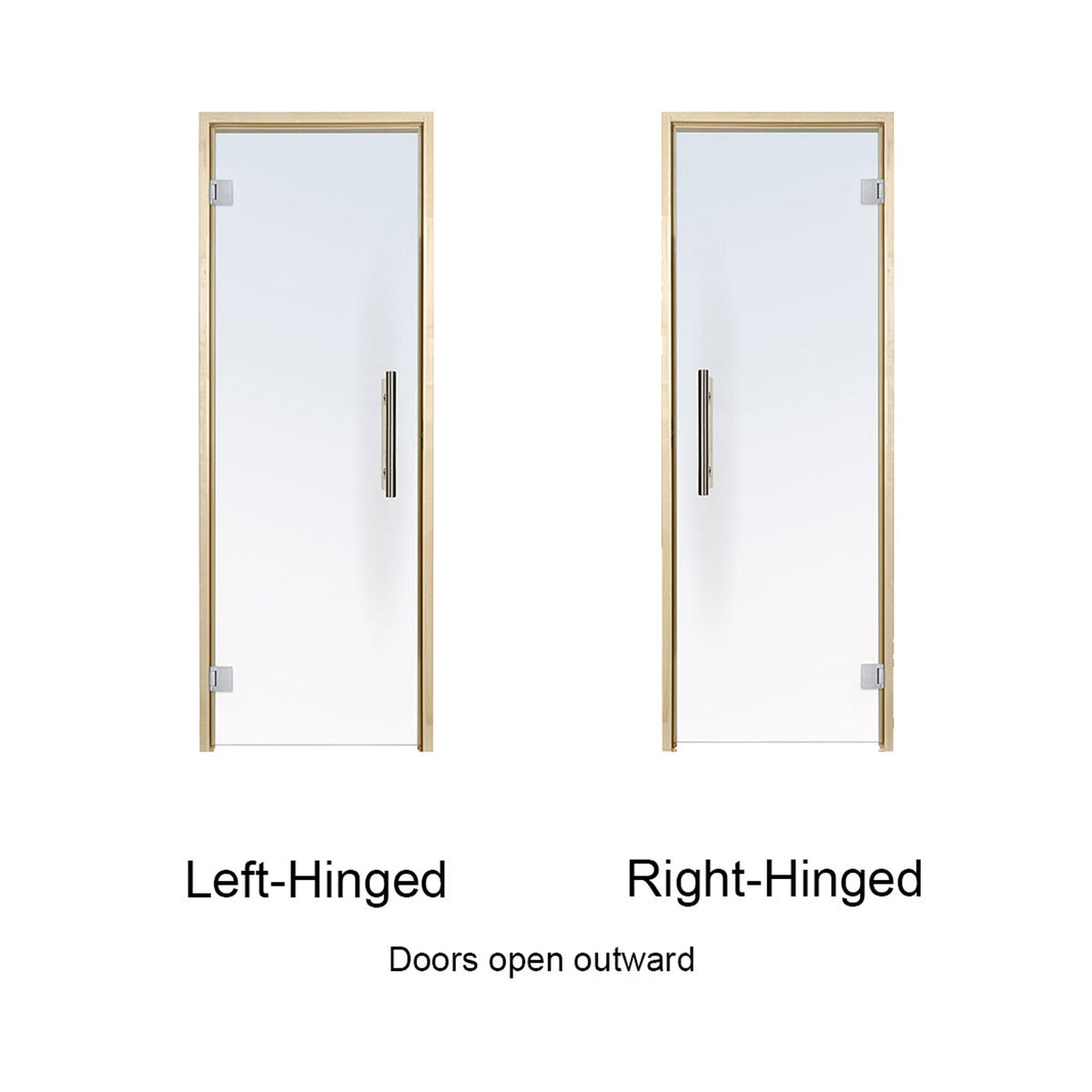 Prosaunas 36X81-Inch Aspen Prehung ADA Tinted Glass Sauna Door (SAK17952)