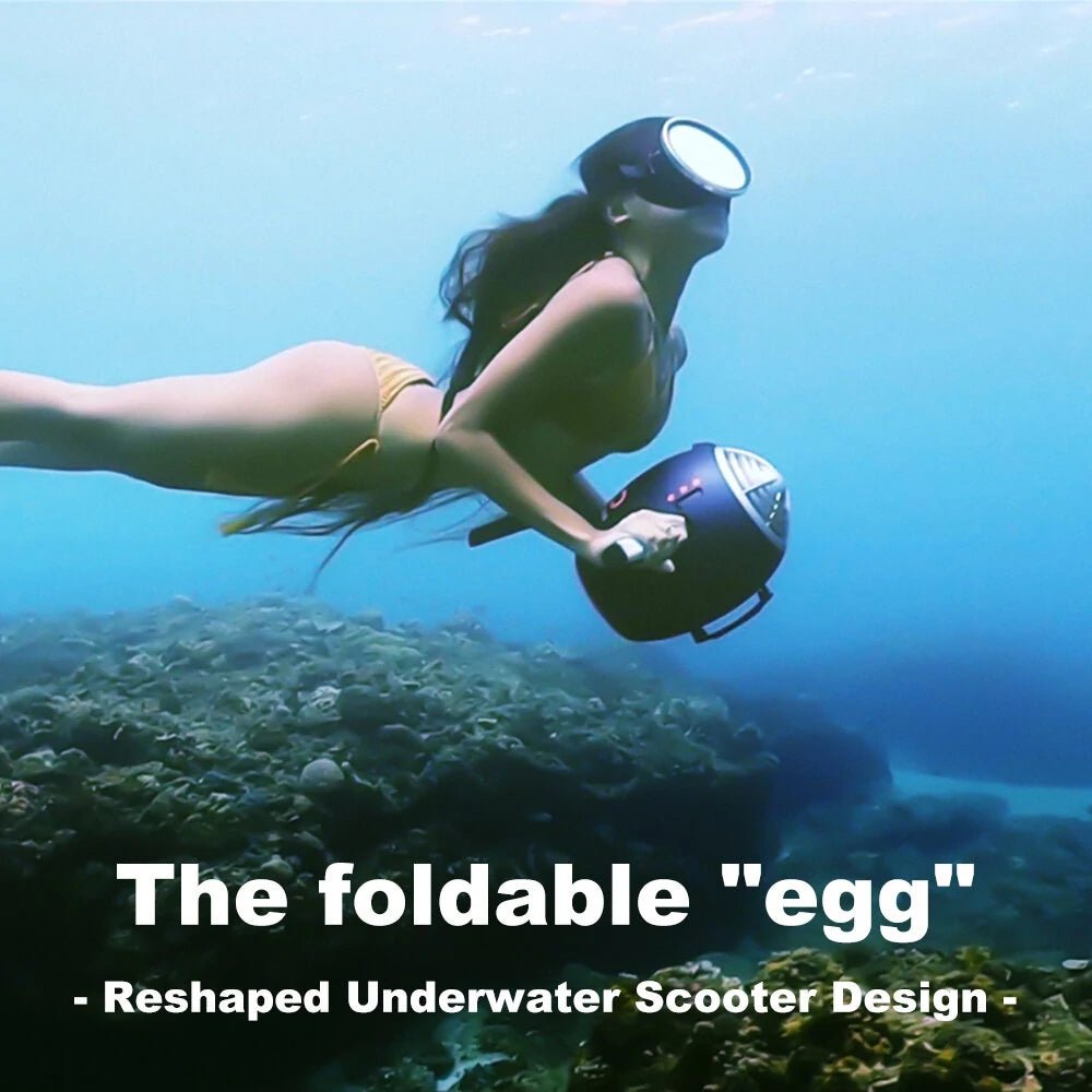 RBS WARP 10 630W 3-Speed Underwater Sea Scooter For Scuba Diving And Snorkeling (SAK94185)