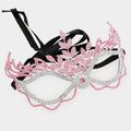 Rhinestone Pave Masquerade Mask