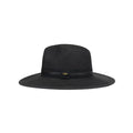 Ribbon and Leather Band C.C Panama Hat