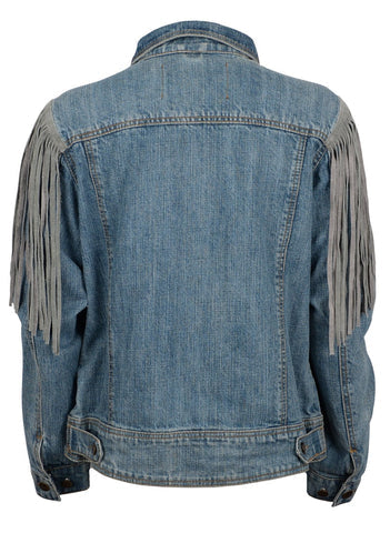 Mason Denim Fringe Jacket