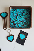 Baha Ranch 3D Deluxe Mom Daughter Bride Gift Set  Tray Keychain Pin Bookmark