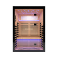 Vapor Luxury 2-Person Canadian Hemlock Wood Far Infrared Home Sauna (SAK56874)