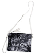 Tie Dye Print Crossbody Clutch Bag