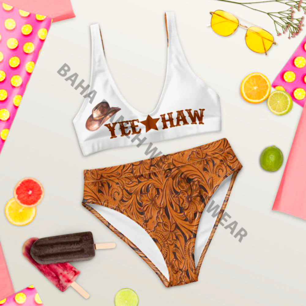 Yeehaw Tooled Bikini XS