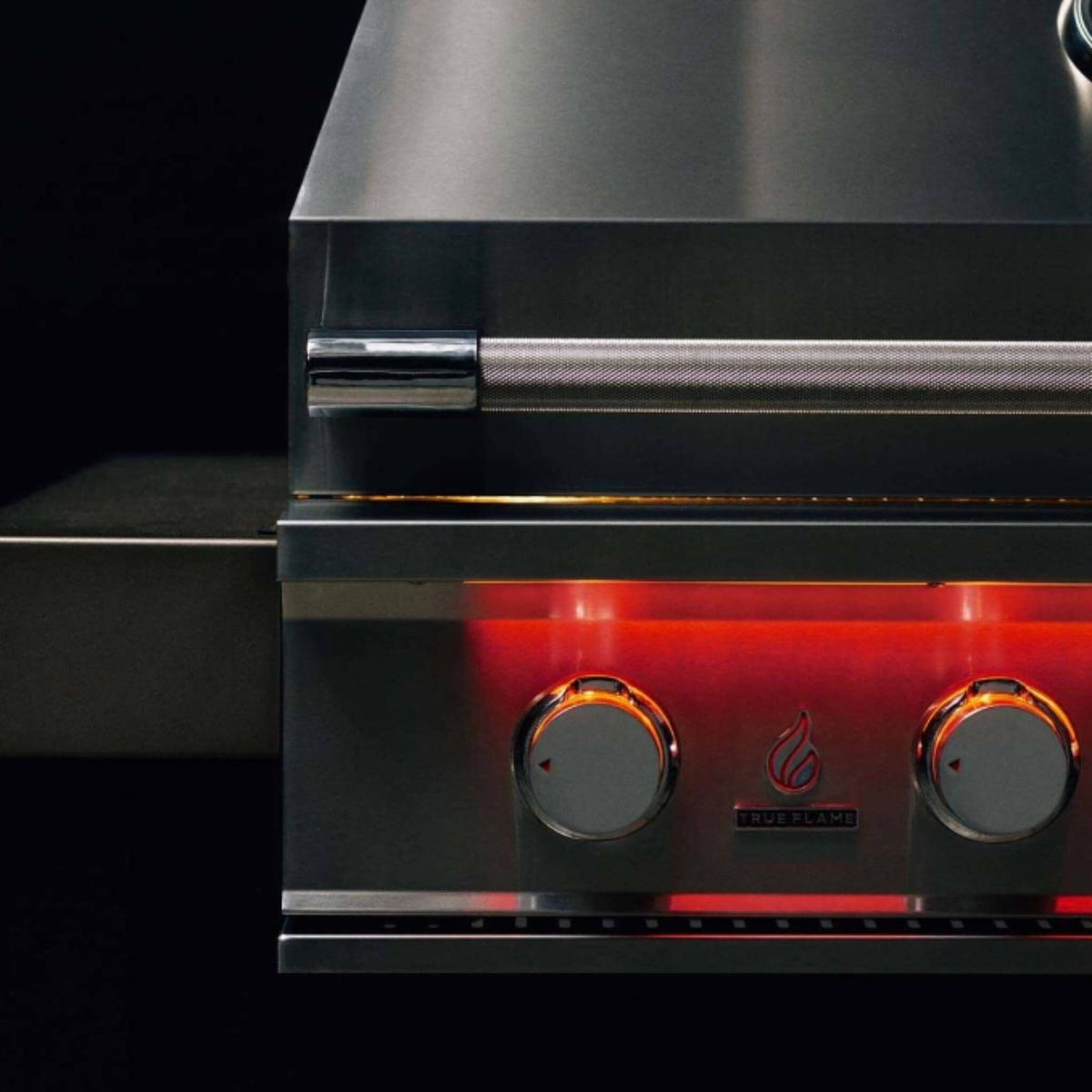 TrueFlame Built-In Stainless Steel Freestanding Gas Grills With Deluxe Cart [TF25/32/40] (SAK76845)