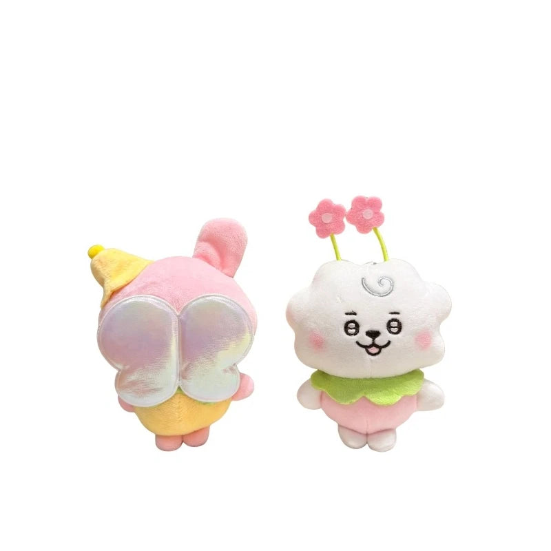 BT21 Chimmy Cooky koya Shooky Tata Creative Anime Peripheral Cartoon Keychain Personality Cute Backpack Decorative Doll Pendant
