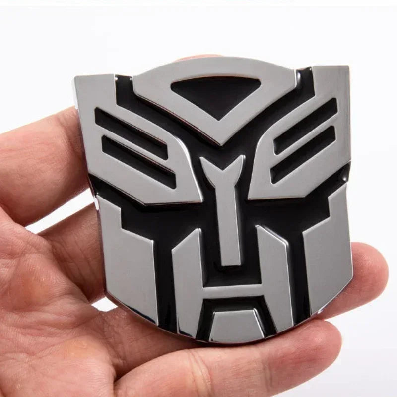 Transformerss 3D Car Stickers Decepticons Autobots Logo Badge Car Scratched Stickers Cosplay Car Decoration Accessories