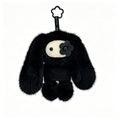 Cute Juju Rabbit Plush Keychain Flower Eye Bunny Stuffed Doll Kawaii Long Ears Animals Bag Pendant Car Keyring Toy Gift for Girl