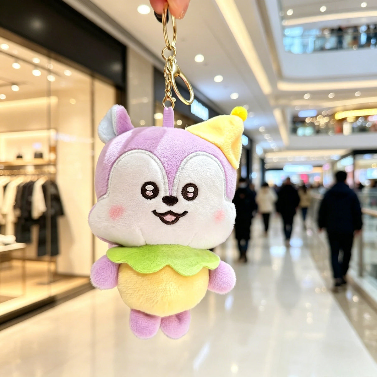 BT21 Chimmy Cooky koya Shooky Tata Creative Anime Peripheral Cartoon Keychain Personality Cute Backpack Decorative Doll Pendant