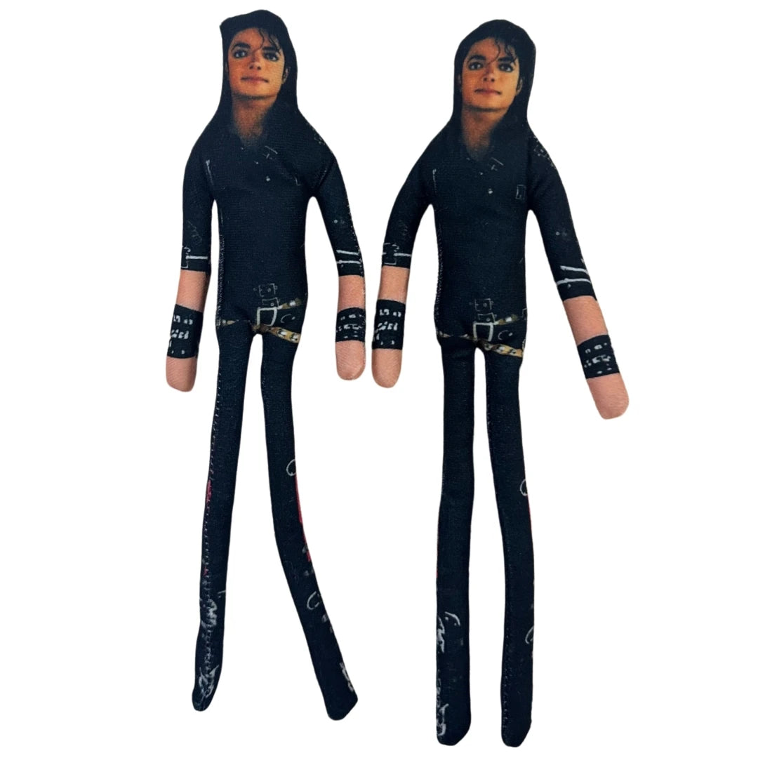 2026 New Style Michael Jackson Cosplay Prop Doll Plush Stuffed Figure Dolls Room Decoration Abstract Joint Mobility Props Gift
