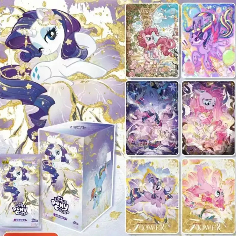 【Stock】Kayou My Little Pony Trading Cards Full Box Wave 11 Moonlight Pack Official Authentic Collectible Zr Gold Cards Fans Gift