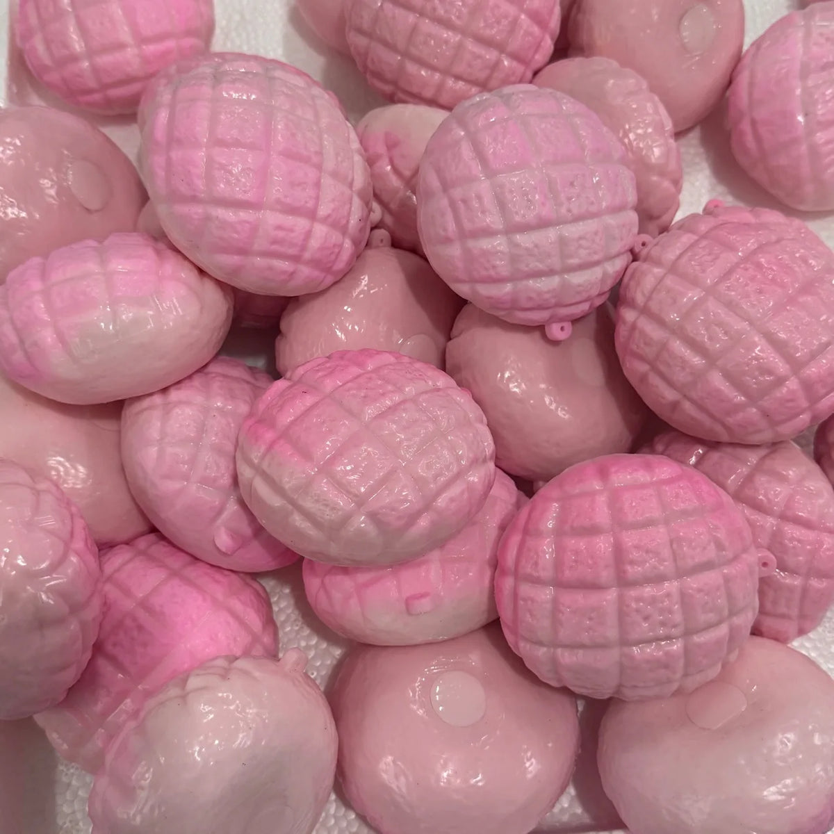 Pink Pineapple Bun Stress Ball Toast Squishy Toy Moldable Slow Rebound Squeeze Ball ASMR Sensory Anti Stress Fidget Squeeze Toys
