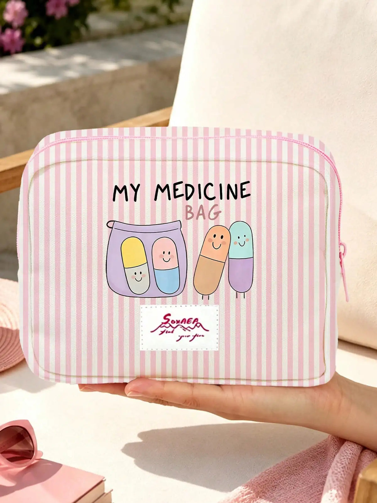 1PC Large Capacity Medicine Bag Travel Portable Medical Bag Home Medicine Storage Bag Set Portable Outdoor First Aid Kit