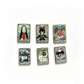 6pcs Anime Animal Enamel Brooch Set Cartoon Cat Design Metal Pins Fashion Accessories for Backpacks Ideal Jewelry Gift for Girls