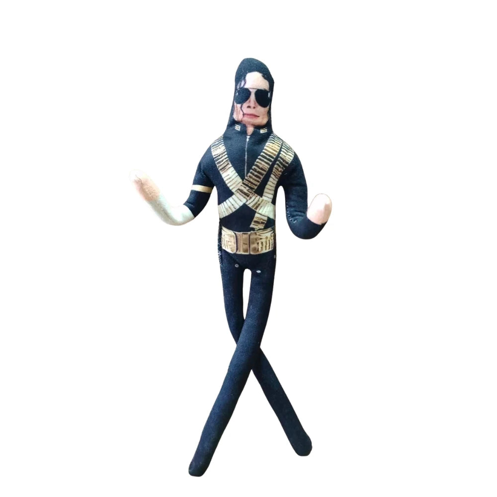 New Style  Michael Jackson Cosplay Prop Doll Plush Stuffed Figure Dolls Room Decoration Abstract Joint Mobility Props Gift