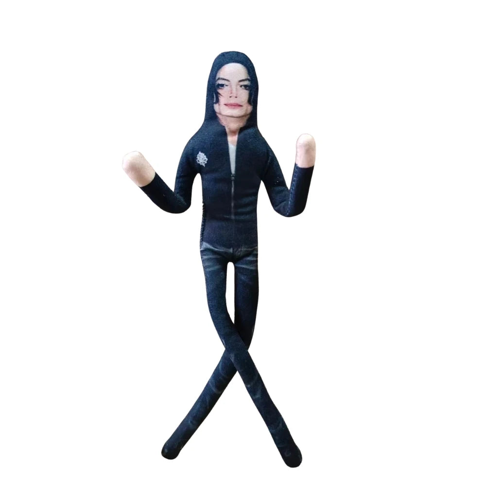New Style  Michael Jackson Cosplay Prop Doll Plush Stuffed Figure Dolls Room Decoration Abstract Joint Mobility Props Gift
