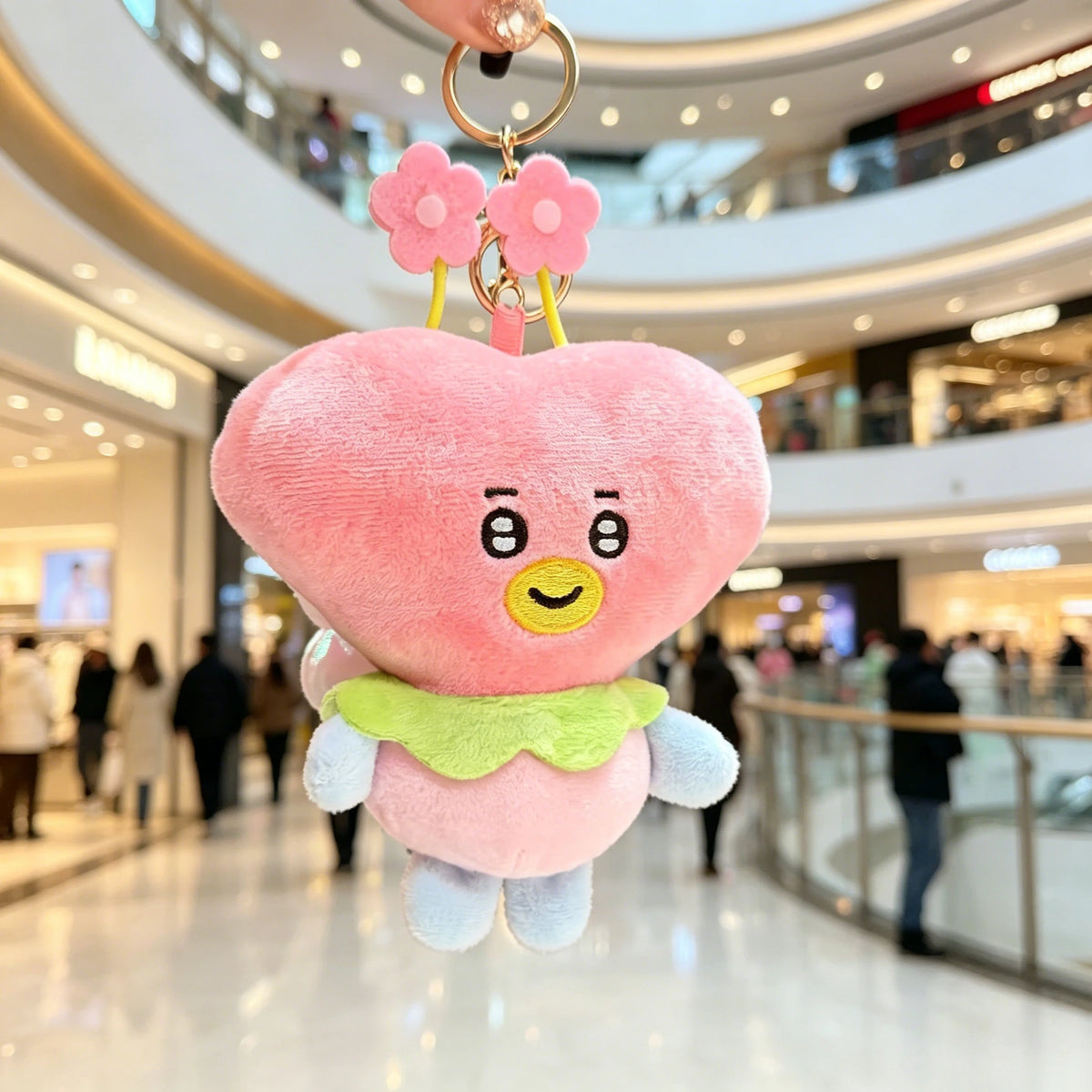BT21 Chimmy Cooky koya Shooky Tata Creative Anime Peripheral Cartoon Keychain Personality Cute Backpack Decorative Doll Pendant