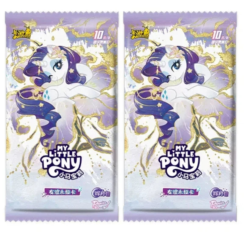 【Stock】Kayou My Little Pony Trading Cards Full Box Wave 11 Moonlight Pack Official Authentic Collectible Zr Gold Cards Fans Gift