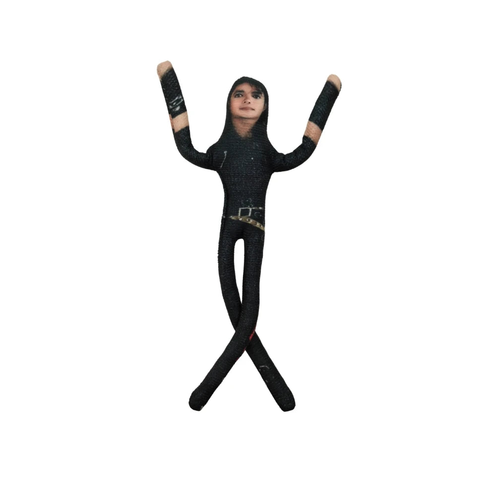 New Style  Michael Jackson Cosplay Prop Doll Plush Stuffed Figure Dolls Room Decoration Abstract Joint Mobility Props Gift