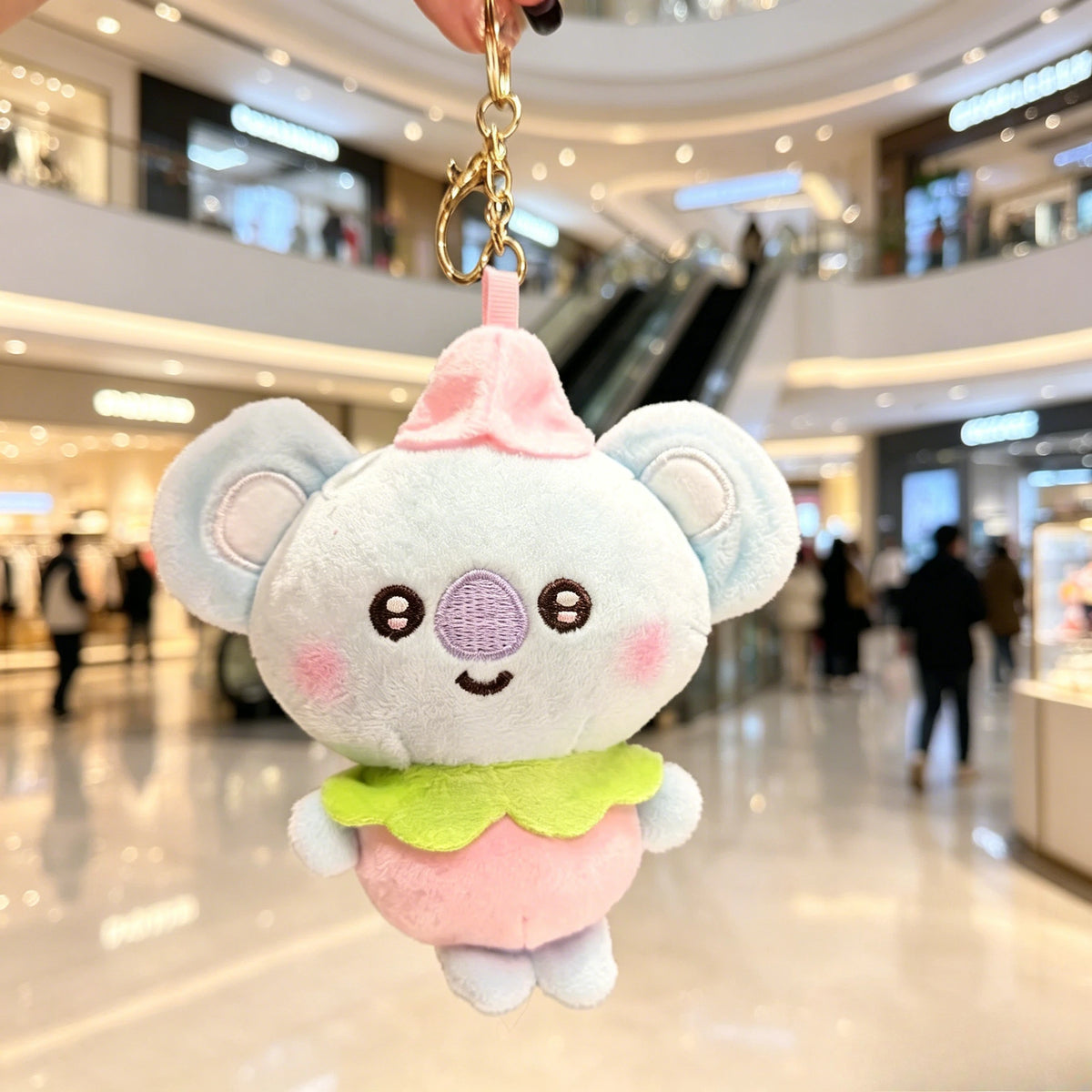 BT21 Chimmy Cooky koya Shooky Tata Creative Anime Peripheral Cartoon Keychain Personality Cute Backpack Decorative Doll Pendant