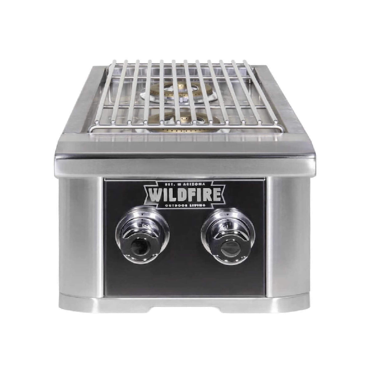 Wildfire Outdoor Living Ranch Pro 14-Inch Stainless Steel Double Side Burner [WFDBLSBRN-BSS/SS] (SAK64352)