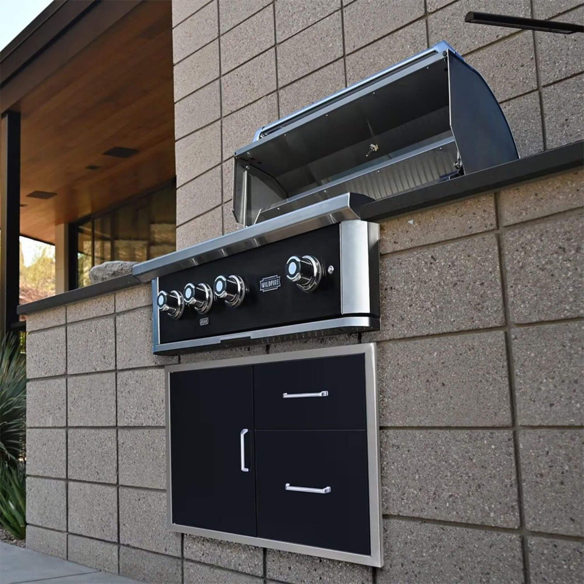 Wildfire Outdoor Living Ranch Pro 36-Inch 304 Stainless Steel Grill [WFPRO36G-BSS/SS] (SAK28346)