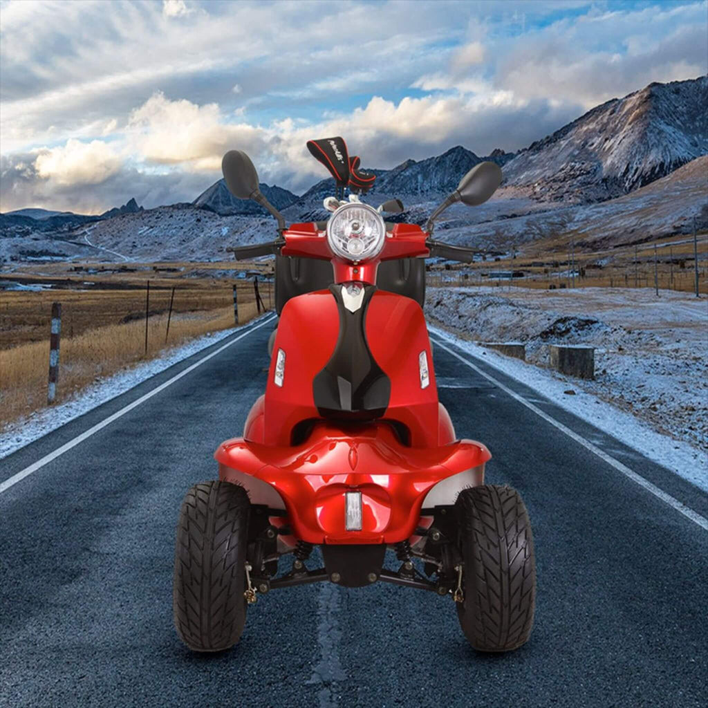 Zvg 4-Wheel 60V/20AH Electric Golf Senior Travel Mobility Scooter For Adults, 440LBS (SAK91582)